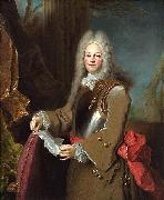Nicolas de Largilliere Portrait of an officer France oil painting reproduction